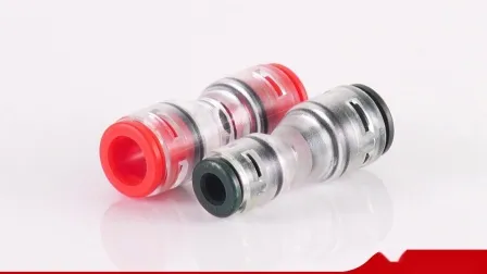 Connecteur de bloc de gaz de microconduit de fibre optique de conduit droit en plastique de 5 mm à 20 mm